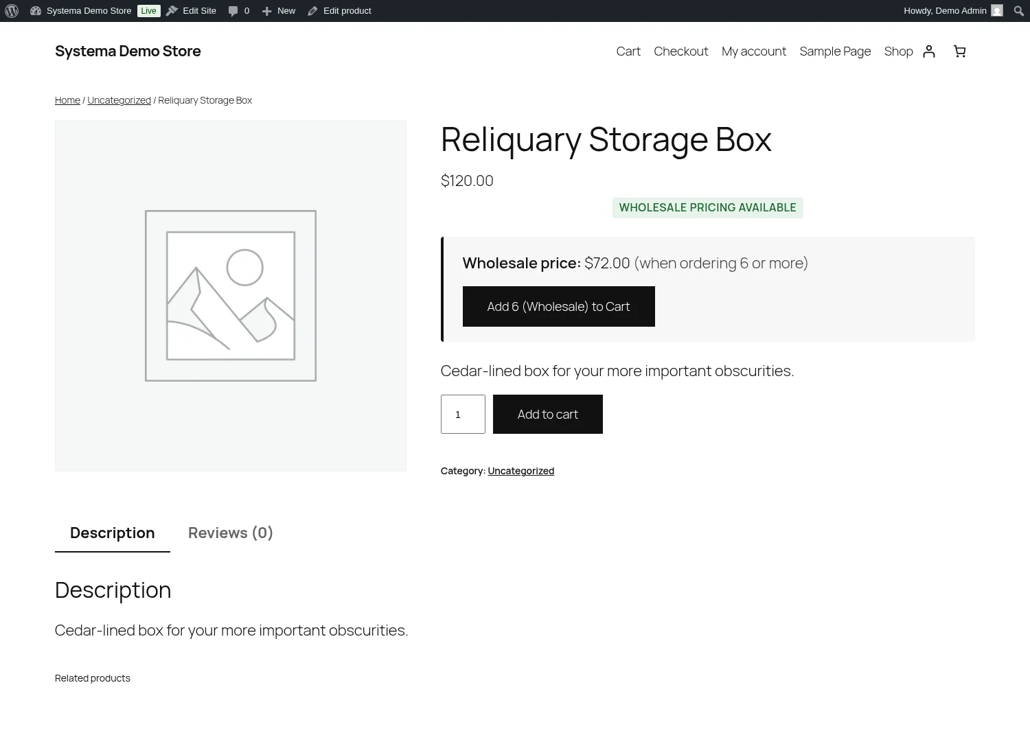 Systema Wholesale Order Management screenshot
