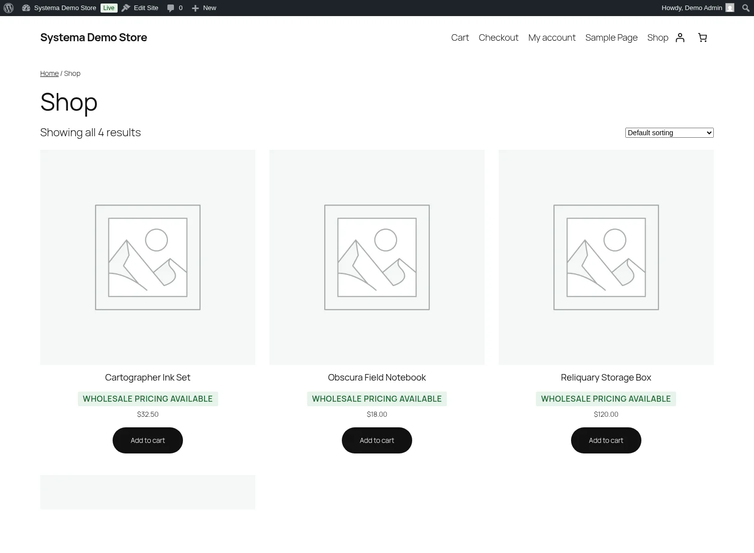 Systema Wholesale Order Management screenshot